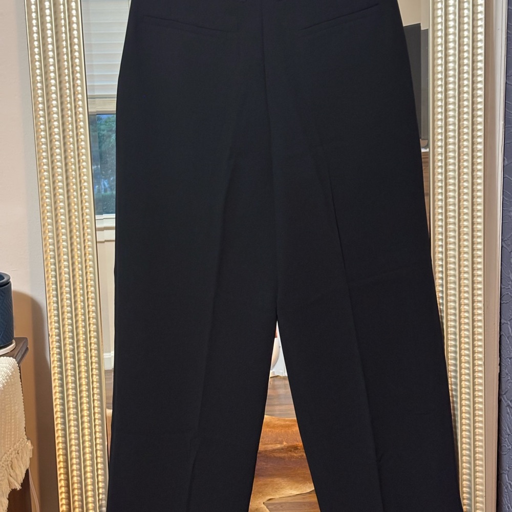 Banana Republic Classic Black Wide Leg Trousers